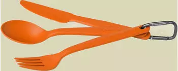 Sea to Summit Camp Cutlery Set 3Pc Burnt Orange