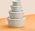 Koziol Move Schale mit Deckel, 2,2l, nature desert sand