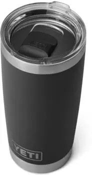 Yeti Rambler Tumbler Becher, schwarz, 591 ml