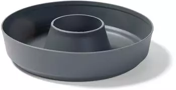 Omnia Profumi Silikonbackform 2.0 f&uuml;r Campingbackofen, anthrazit