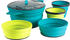 Sea to Summit X-Set 31 pacific blue/lime