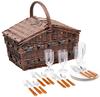 cilio COMO Picknick-Korb - dunkelbraun - 47x31x40 cm 155105