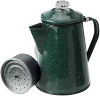 GSI 25254, GSI Percolator 8 Cup - Enamel Kaffeekocher green
