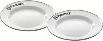 Petromax Emaille Teller (2er Set) 22cm wei&szlig;