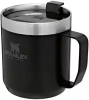 Stanley 100000126840, Stanley Camp Mug schwarz - Gr&ouml;&szlig;e 350 ml