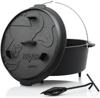 Dutch Oven Do12p, 13,6 L Premium Gusseisen Kochtopf, Gusstopf - Bbq-toro