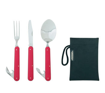 Ferrino Cutlery Clip red