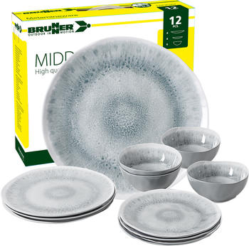 Brunner Outdoor Geschirrset Pearl Midday (12 tlg.)