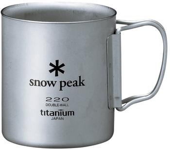 Snow Peak Titanium Double Wall Mug 220ml