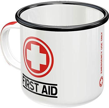 Nostalgic Art Retro Emaille-Tasse 360 ml First Aid Classic