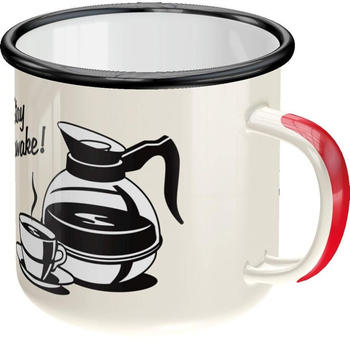 Nostalgic Art Retro Emaille-Tasse 360 ml Strong Coffee served here