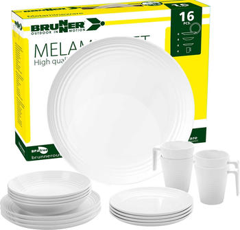 Brunner Outdoor Spherica Melamin Geschirr-Set 16tlg