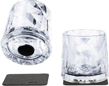 Silwy Magnet-Kunststoffgläser Tumbler 2er-Set Hightech Transparent