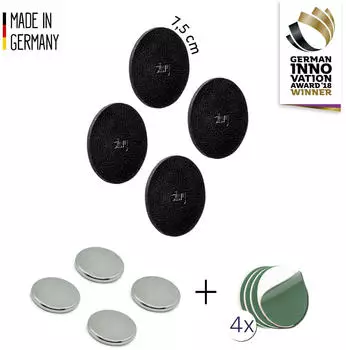 Silwy Magnet-Power-Bundle 12-Tlg. schwarz