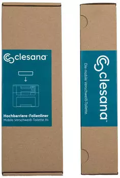 Clesana Hochbarriere Folienliner f&uuml;r X1 Toilette
