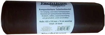 Yachticon Kompostierbare Toilettenbeutel für Klapptoilette (20 Stück)