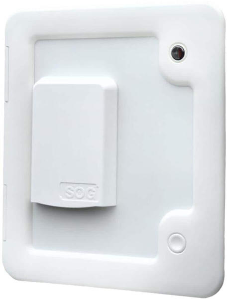 SOG TT WC-Entlüftung für Trockentrenntoilette, Türvariante, weiß