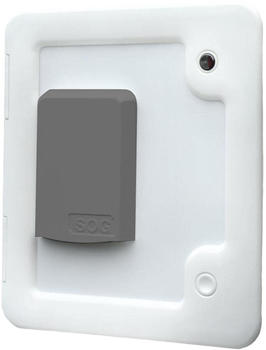 SOG TT WC-Entlüftung für Trockentrenntoilette, Türvariante, dunkelgrau