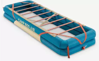 Quechua Campingbett aufblasbar mit Lattenrost – Bed Air 70x200 cm blau