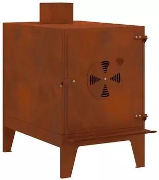 vidaXL Campingofen Cortenstahl 35x50x60cm (859841)