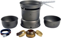 Trangia 150271, Trangia Sturmkocher Set klein 27-1 HA Spiritus - ohne Wasserkessel