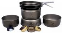 Trangia Trangiak&ouml;k 27-3 HA Campingkochset 3- teilig mit Spiritusbrenner Set 10 grau