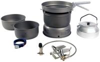 Trangia 157252, Trangia Sturmkocher Set gro&szlig; 25-2 HA Gas - mit Wasserkessel uni