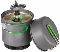 Optimus - Kochset - Pack Weekend HE + Canister Black - Grau