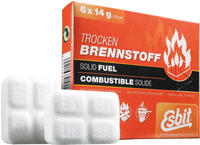 Esbit 00112100-D-HH, Esbit Trockenbrennstofftabletten 6er Pack 6x14g