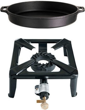 Paella World Hockerkocher-Set (Pfanne 40, groß, ohne Zündsicherung)