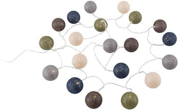 Outwell Alpha Cotton Light Chain Multicolor LED-Lichterkette mit Baumwollkugeln (651218)