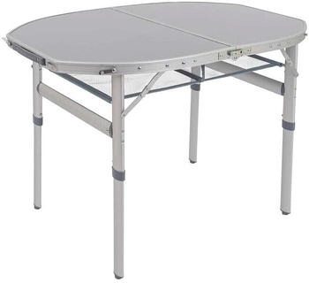 Bo-Camp Premium Koffertisch, oval, 100x70cm, grau