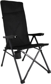 Uquip Justy XL Faltstuhl, schwarz