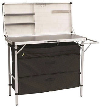 Outwell Magante Küchentisch, 136x54x90/140cm, schwarz