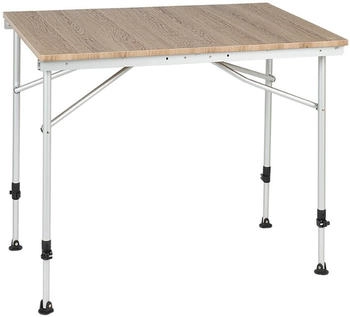 Travellife Sorrento Extended Campingtisch, braun, 80/110/140x70cm