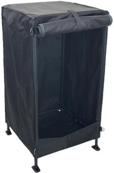 Crespo AP-102 Kleiderschrank, 54x52x104cm, schwarz