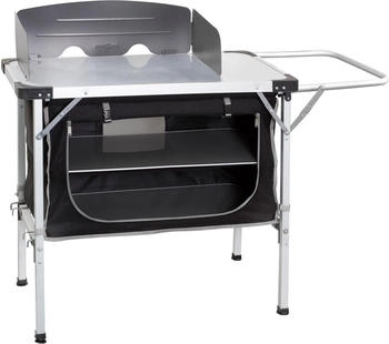Brunner Outdoor Chuck Box NG Küchenbox, 90x50xH82cm, Aluminiumrahmen, schwarz/silber