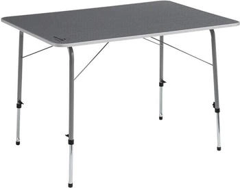 easy camp Alder Campingtisch, 60x80x50-68cm, grau