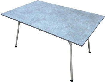 Isabella Klappbarer Esstisch Grau 160 x 90 cm 160 x 90 cm