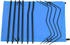vidaXL Campingbetten 2 Stk. Oxford-Gewebe und Stahl Blau (312483)