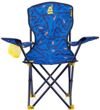 Abbey Camp Kinder Klappstuhl - Campingstuhl - Blau blau