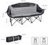 Kingcamp Camping Sofa Triple Deluxe Lounge 3 Personen Klappstuhl Couch 270 kg schwarz