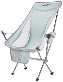 Kingcamp Campingstuhl Cataby Deluxe Camping Klappstuhl Alu 120 kg grau