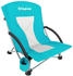 Kingcamp Strandstuhl Lilac C10 KC3841 türkisblau schwarz|weiß|blau