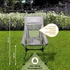 Skandika 2er Set Campingstühle Compact - klappbar - max. Traglast 150 kg - 1,4 kg grau