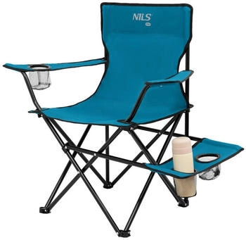 Nils Camp Klappbarer Campingstuhl NC3301 Nils Camp grau|blau