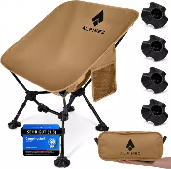 ALPINEZ faltbarer Campingstuhl