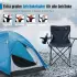 Linuma Campingstuhl Schwarz