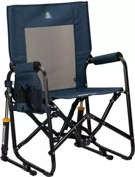 GCI Stowaway Rocker Faltstuhl, Heathered Indigo