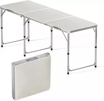 toboli Campingtisch klappbar 180x60x70